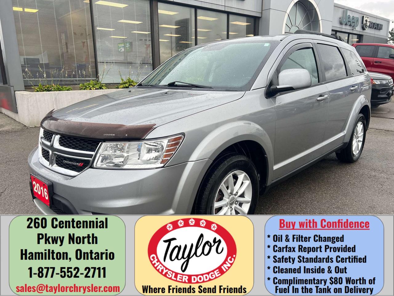 2016 Dodge Journey SXT V6 FWD 5-PASS *BLUETOOTH *DUAL ZONE A/C *ALARM Photo