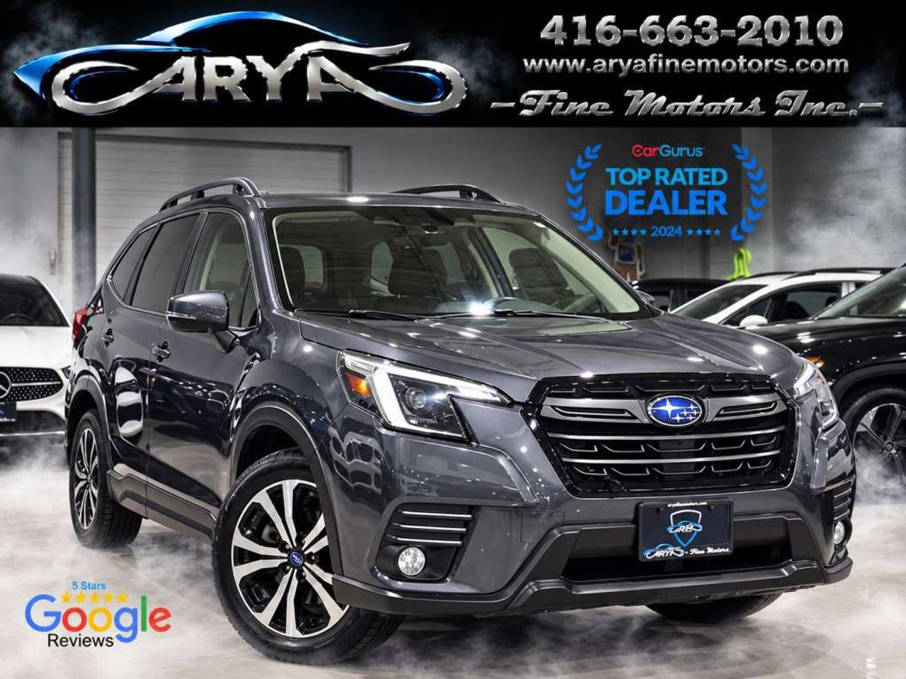 2022 Subaru Forester Limited AWD w/ Eyesight Technology  One Owner Excellent Service Records AdaptiveLane Departure Assist RAB Leather Photo0