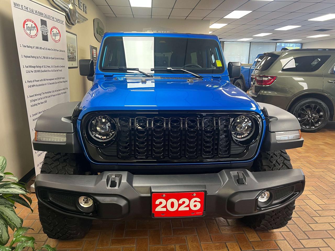 2026 Jeep Wrangler Willys 4X4 V6 *BRAND NEW *CANCELLED DEAL *YOU SAVE Photo5