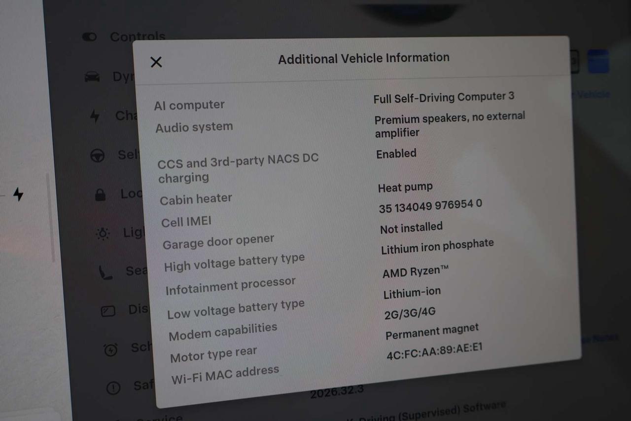 2023 Tesla Model 3 Standard Range Plus White Interior Photo