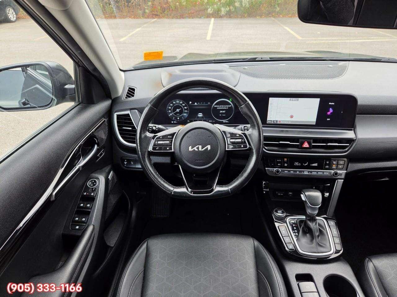 2024 Kia Seltos SX w/Black Interior Apple CarPlay & Android Auto • Heads-Up Display • Power Sunroof • Cooled Front Seats • Built-In Navig Photo