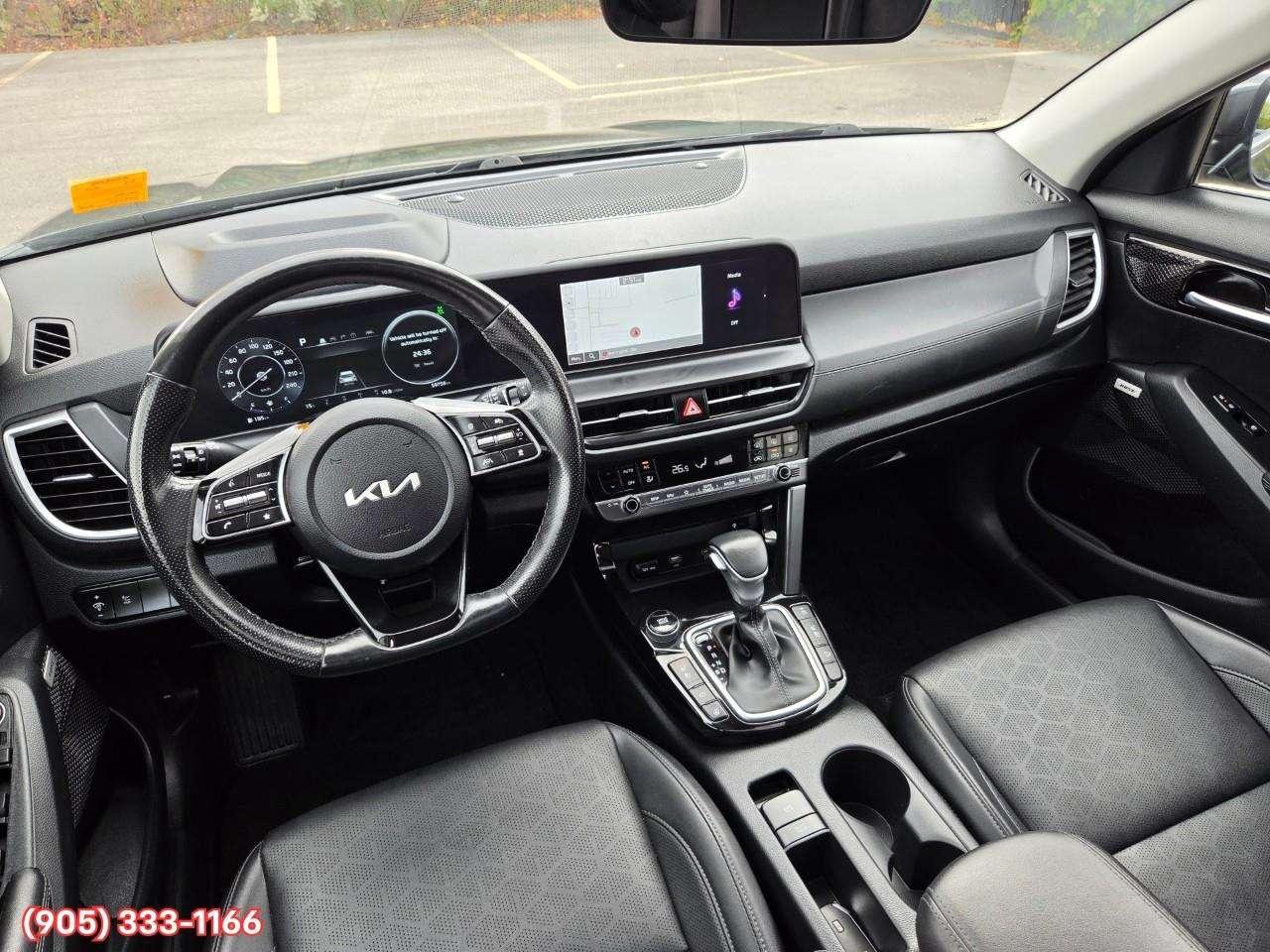2024 Kia Seltos SX w/Black Interior Apple CarPlay & Android Auto • Heads-Up Display • Power Sunroof • Cooled Front Seats • Built-In Navig Photo