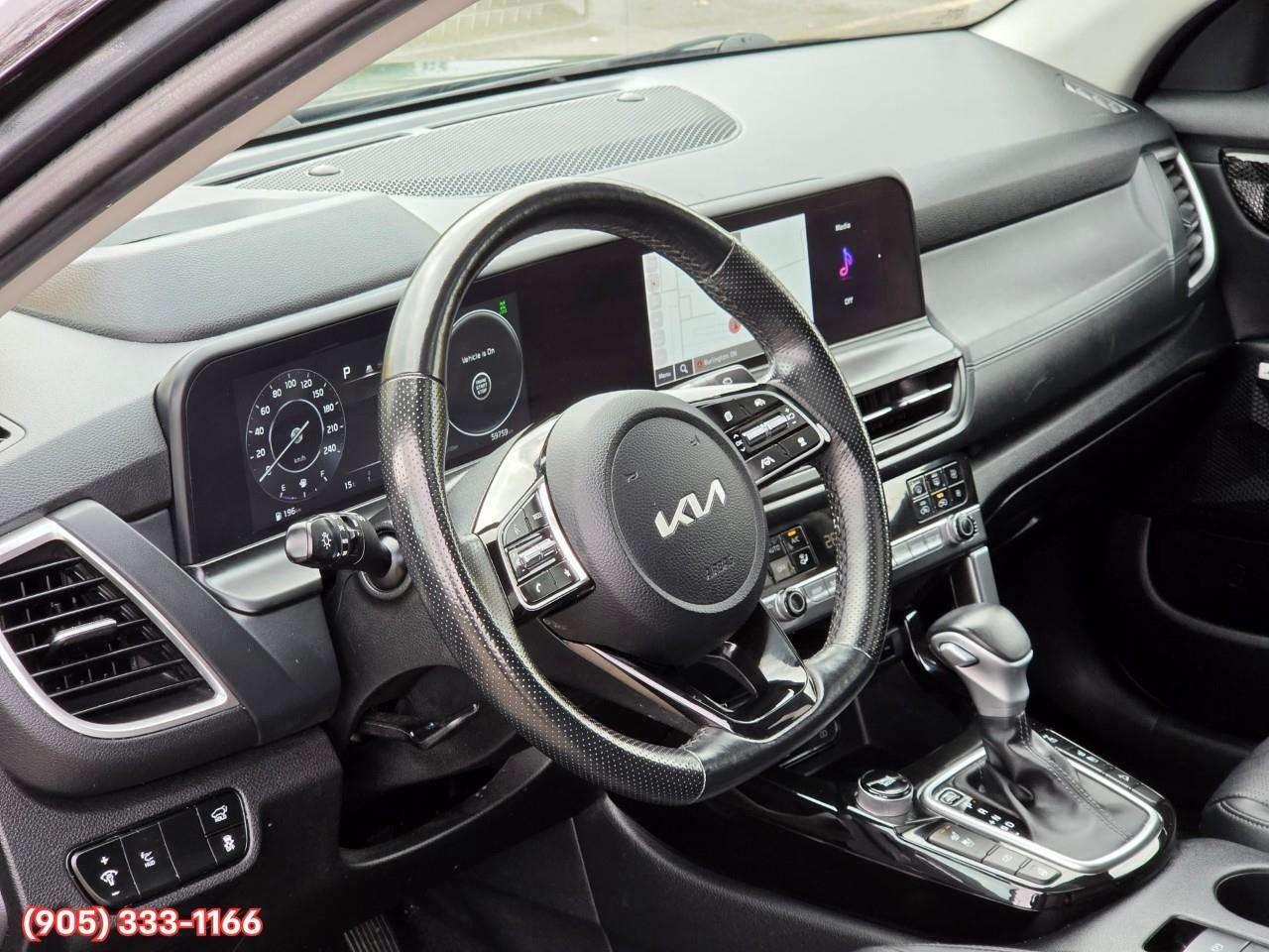 2024 Kia Seltos SX w/Black Interior Apple CarPlay & Android Auto • Heads-Up Display • Power Sunroof • Cooled Front Seats • Built-In Navig Photo
