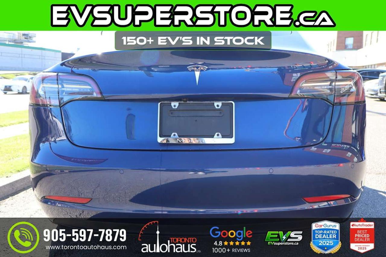 2022 Tesla Model 3 WHITE INT I 150+ EV'S at EVSUPERSTORE.ca Photo