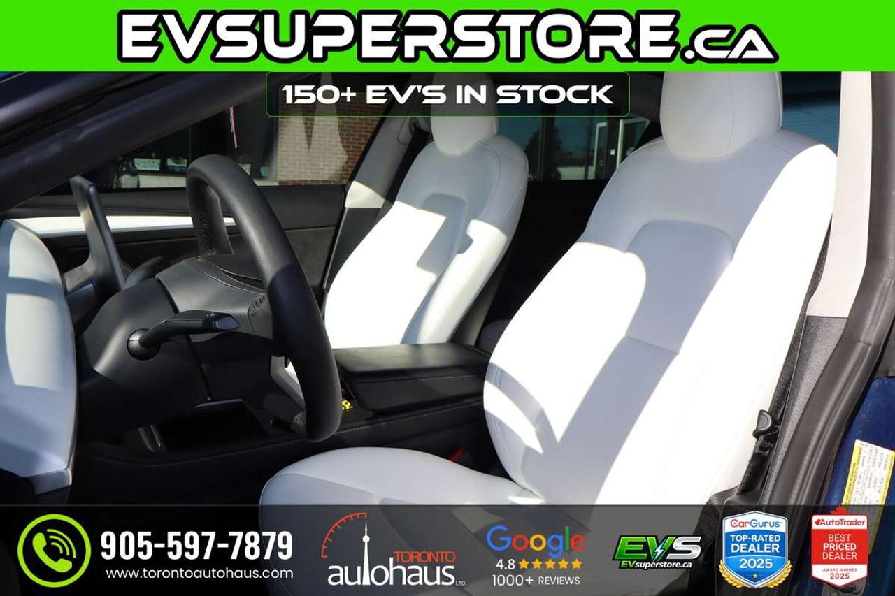2022 Tesla Model 3 WHITE INT I 150+ EV'S at EVSUPERSTORE.ca Photo