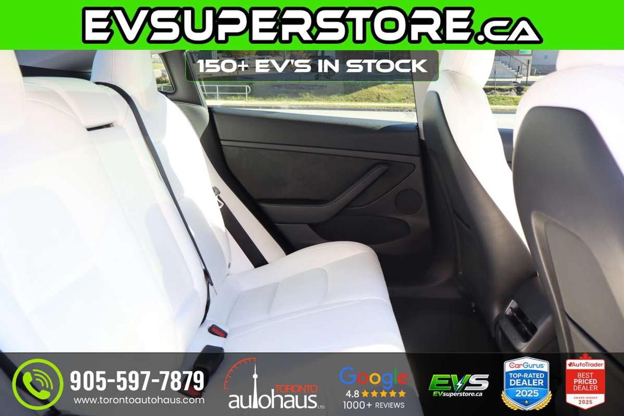 2022 Tesla Model 3 WHITE INT I 150+ EV'S at EVSUPERSTORE.ca Photo