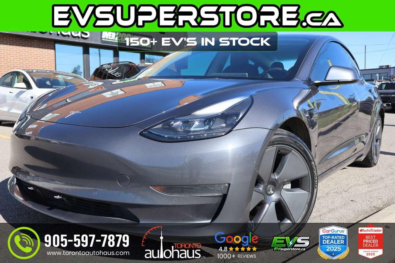 2022 Tesla Model 3 LR AWD I 100+ EV's at EVSUPERSTORE.ca Photo0