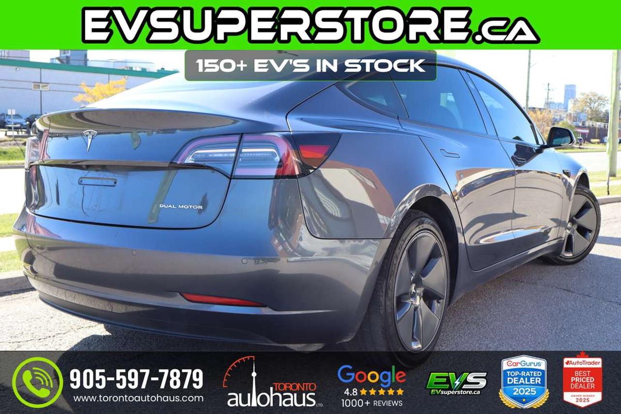 2022 Tesla Model 3 LR AWD I 100+ EV's at EVSUPERSTORE.ca Photo