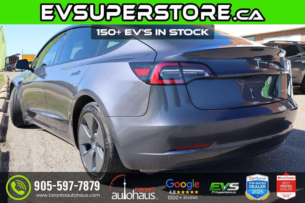 2022 Tesla Model 3 LR AWD I 100+ EV's at EVSUPERSTORE.ca Photo