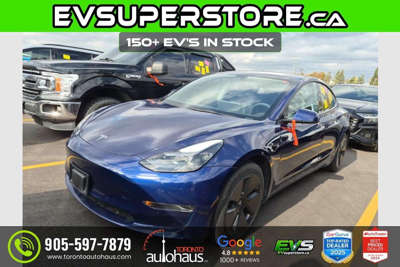 2022 Tesla Model 3 LFP I 150+ EV'S at EVSUPERSTORE.ca Photo1