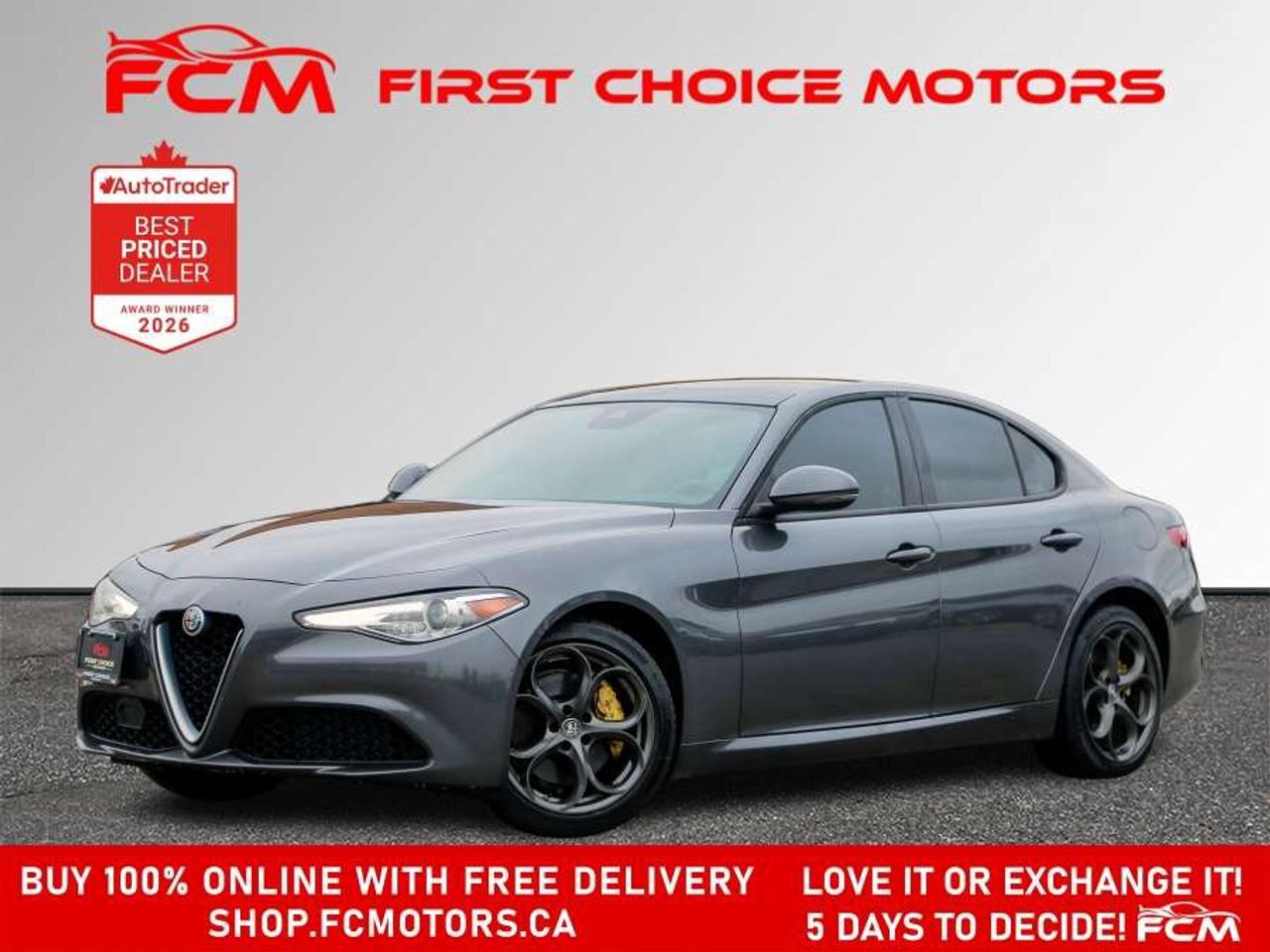 2017 Alfa Romeo Giulia FULLY CERTIFIED WITH WARRANTY Photo
