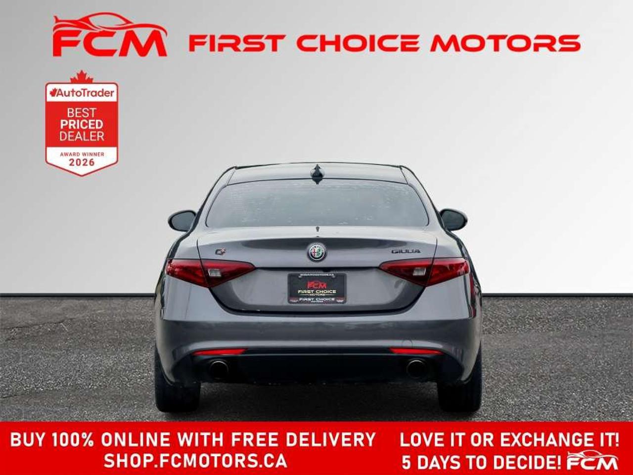 2017 Alfa Romeo Giulia FULLY CERTIFIED WITH WARRANTY Photo