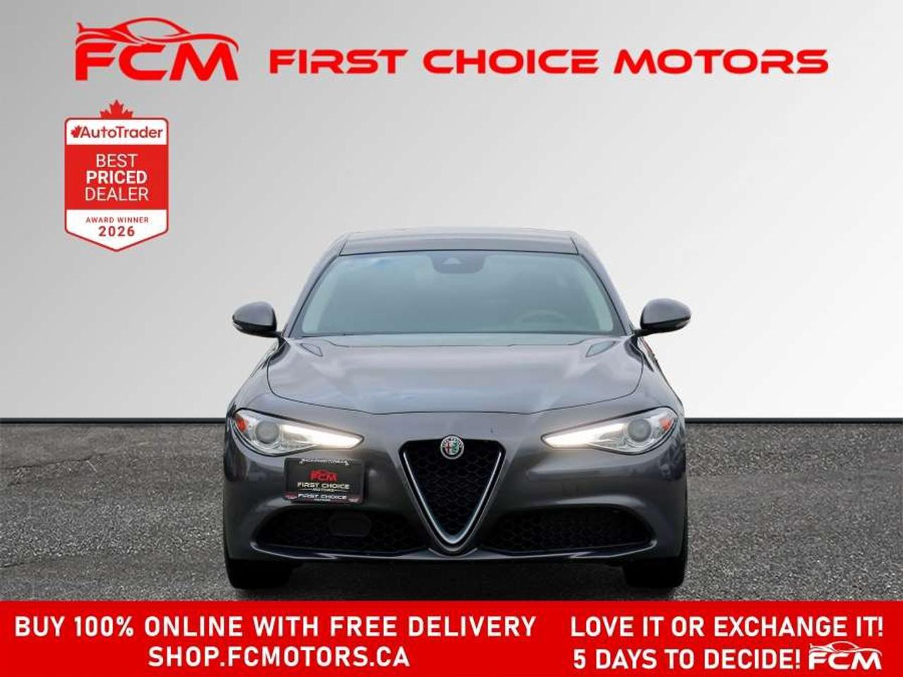 2017 Alfa Romeo Giulia FULLY CERTIFIED WITH WARRANTY Photo