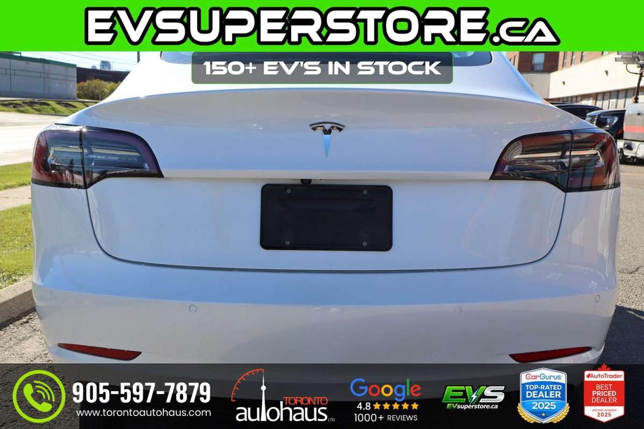 2022 Tesla Model 3 WHITE INT. I 150+ EV's at EVSUPERSTORE.ca Photo