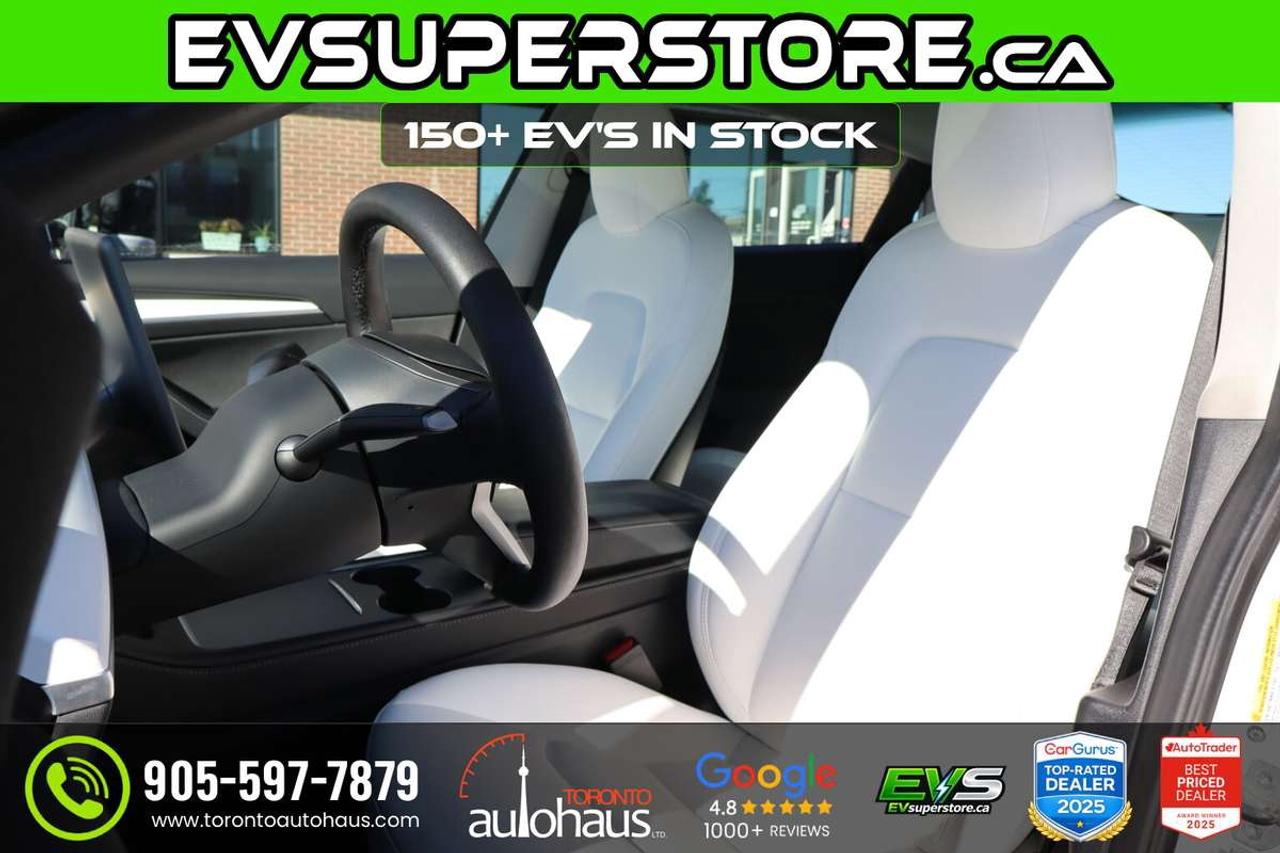 2022 Tesla Model 3 WHITE INT. I 150+ EV's at EVSUPERSTORE.ca Photo