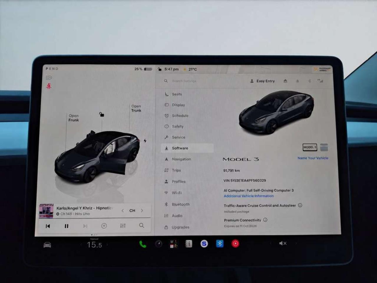 2023 Tesla Model 3 Standart Range Plus   NAVI   Glass Roof   Heated Seats   Autopilot  Capable   Backup Cam Photo