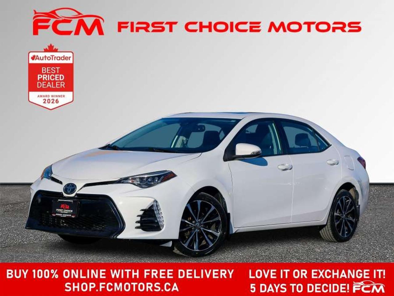 2017 Toyota Corolla XSE   FULLY CERTIFIED WITH WARRANTY Photo