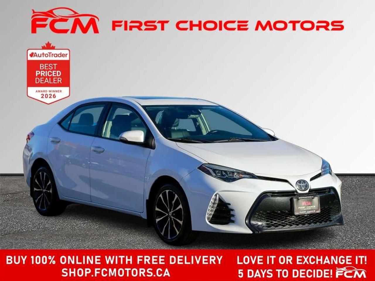 2017 Toyota Corolla XSE   FULLY CERTIFIED WITH WARRANTY Photo
