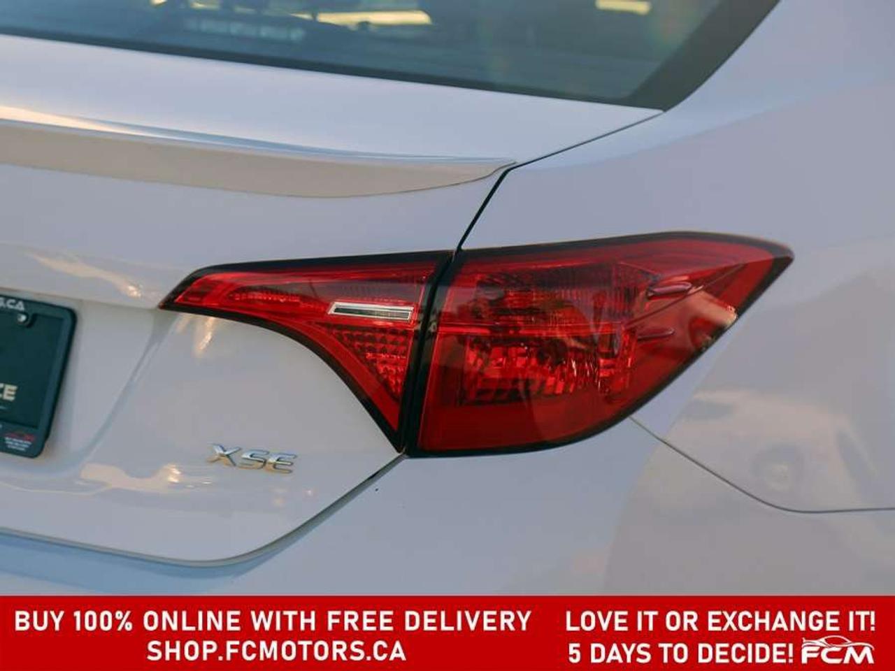 2017 Toyota Corolla XSE   FULLY CERTIFIED WITH WARRANTY Photo