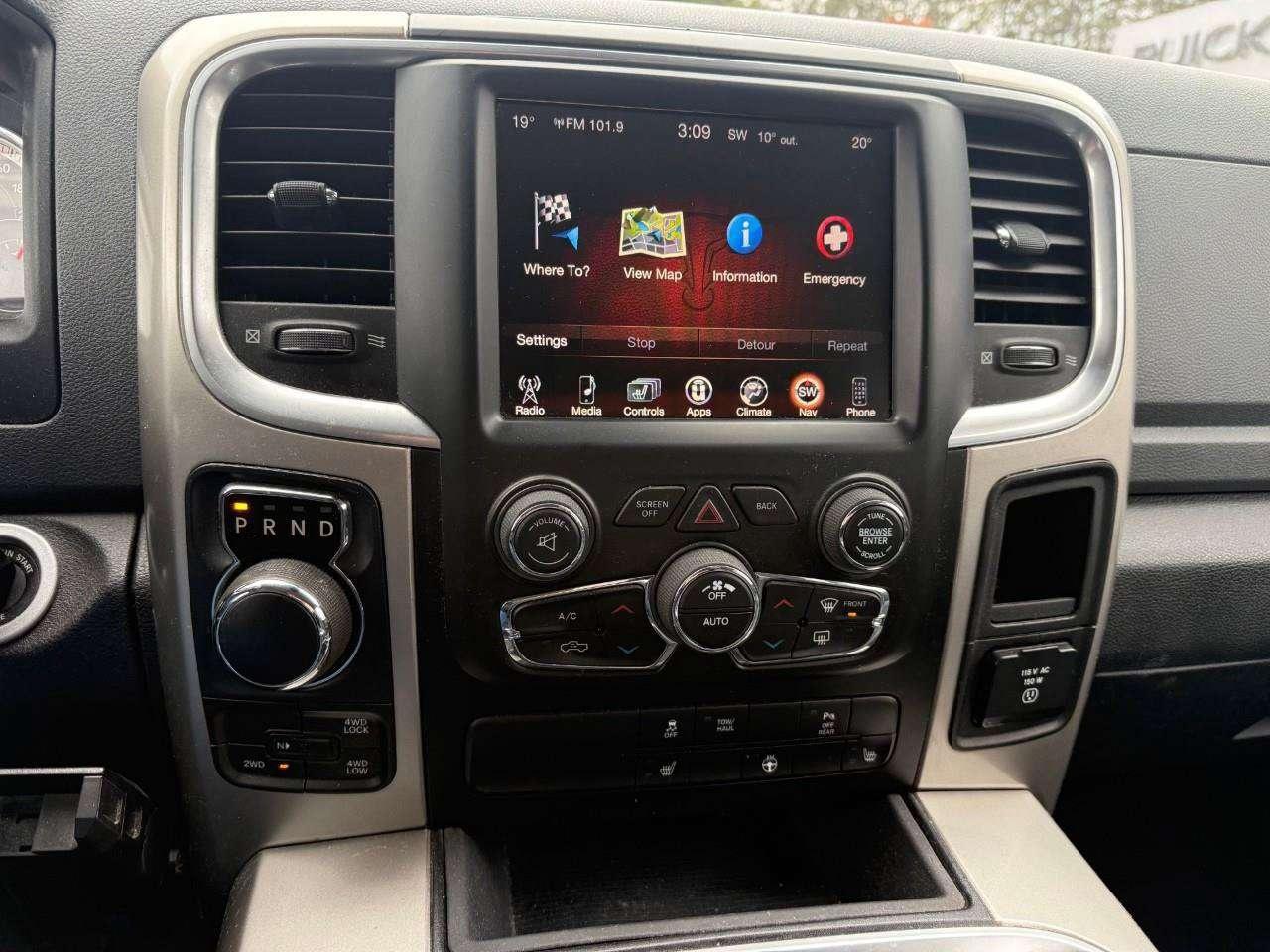 2017 RAM 1500 RUNNING BOARDS. TONNEAU COVER. HEATED OUTSIDE MIRRORS. SECOND ROW IN FLOOR STORAGE BINS. CERTIFIED. Photo