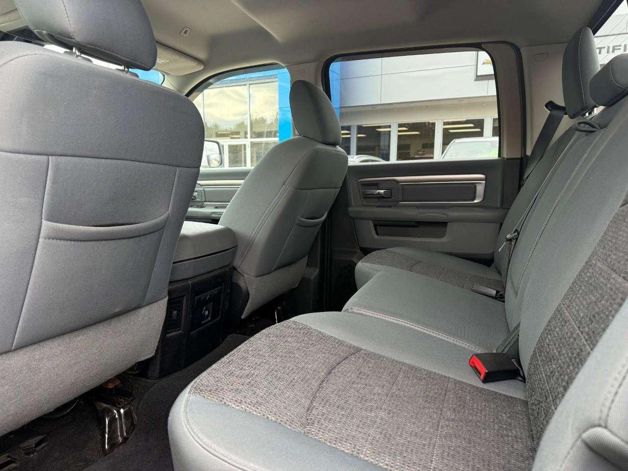 2017 RAM 1500 RUNNING BOARDS. TONNEAU COVER. HEATED OUTSIDE MIRRORS. SECOND ROW IN FLOOR STORAGE BINS. CERTIFIED. Photo
