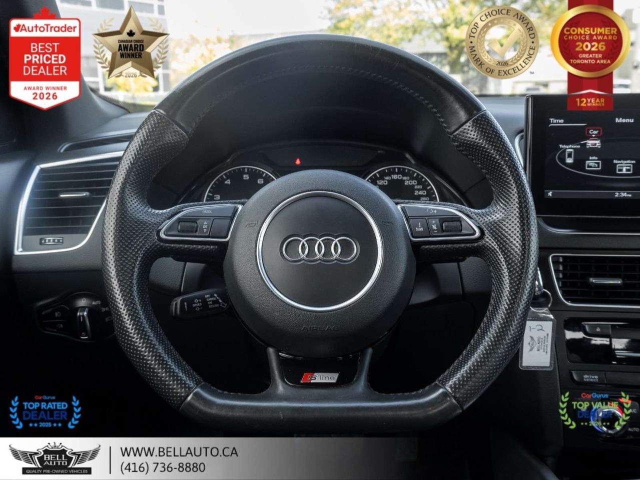 2015 Audi Q5 2.0T Technik   S-LINE   BLKOPTIC   NAVI   B.CAM   PANO   NOACCIDENT Photo