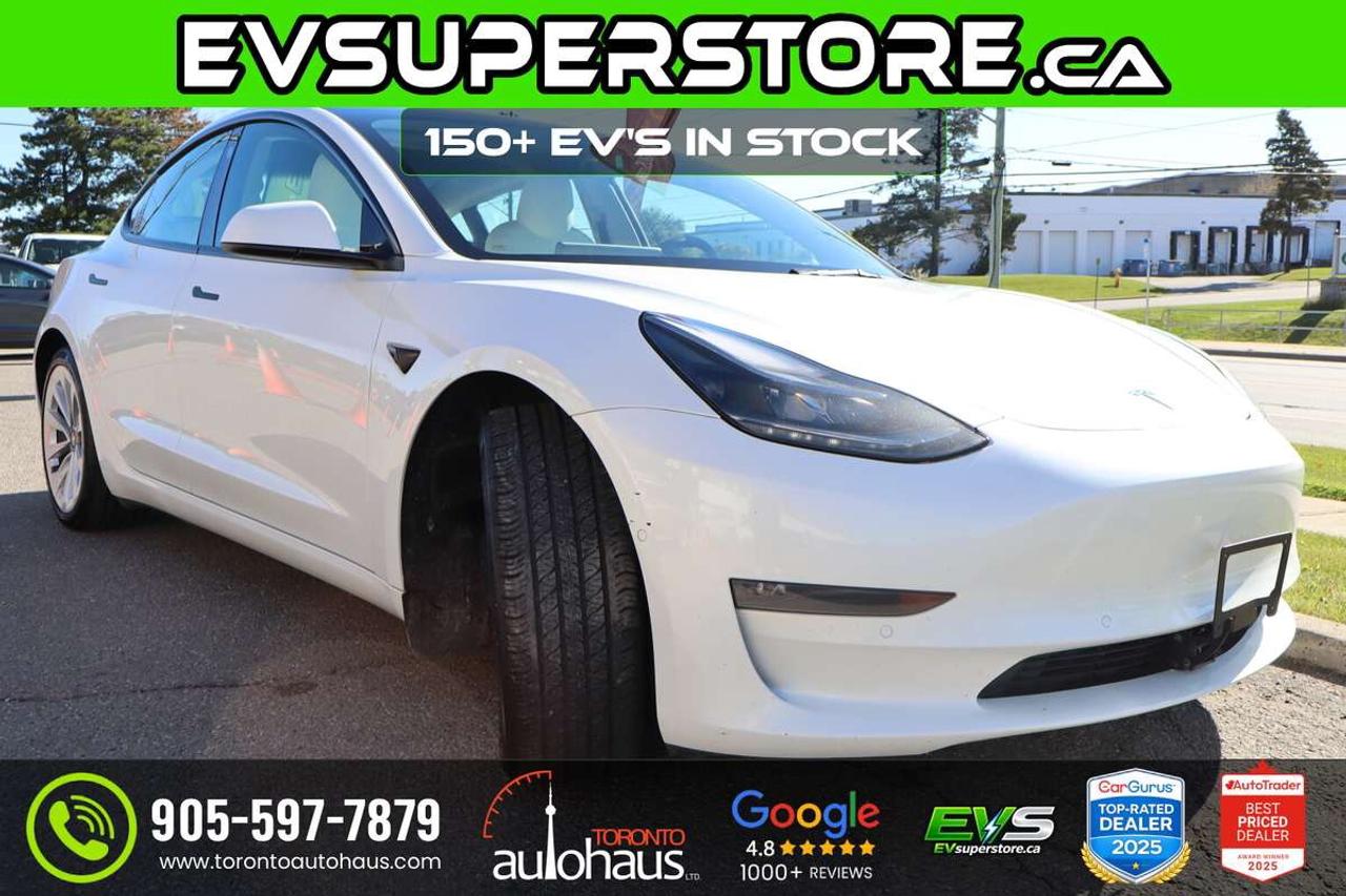 2022 Tesla Model 3 LFP I WHITE INT. I  EVSUPERSTORE Photo