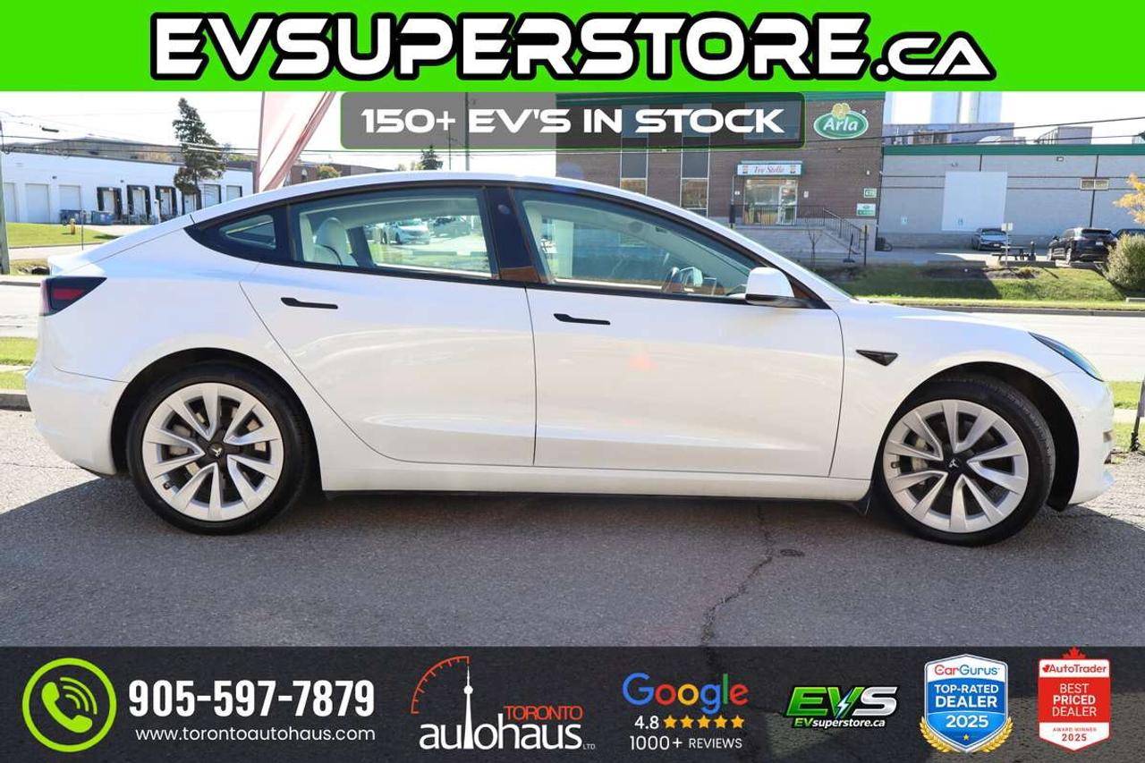 2022 Tesla Model 3 LFP I WHITE INT. I  EVSUPERSTORE Photo