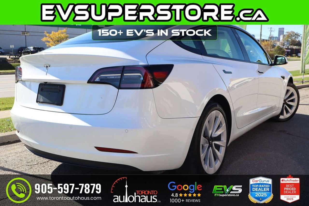 2022 Tesla Model 3 LFP I WHITE INT. I  EVSUPERSTORE Photo