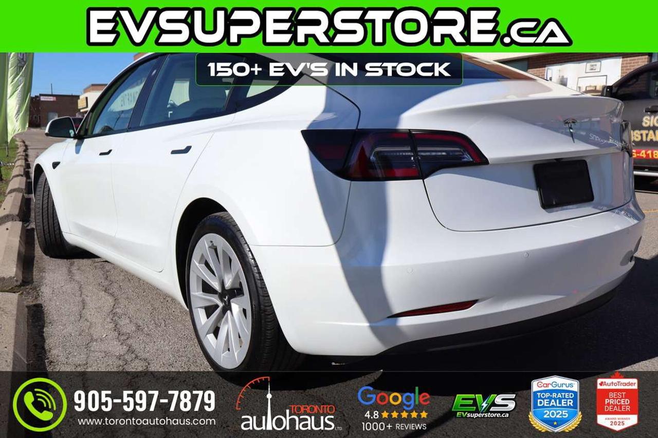 2022 Tesla Model 3 LFP I WHITE INT. I  EVSUPERSTORE Photo