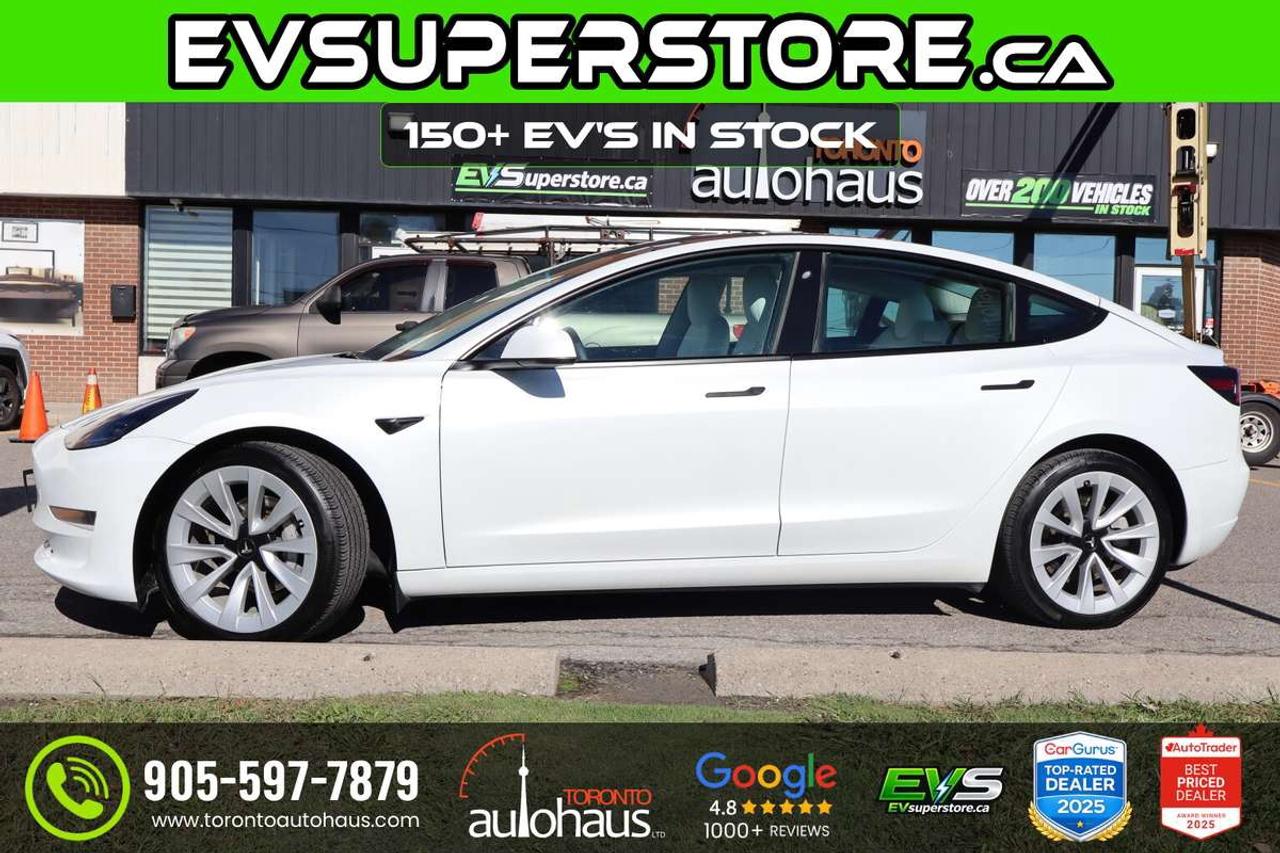 2022 Tesla Model 3 LFP I WHITE INT. I  EVSUPERSTORE Photo