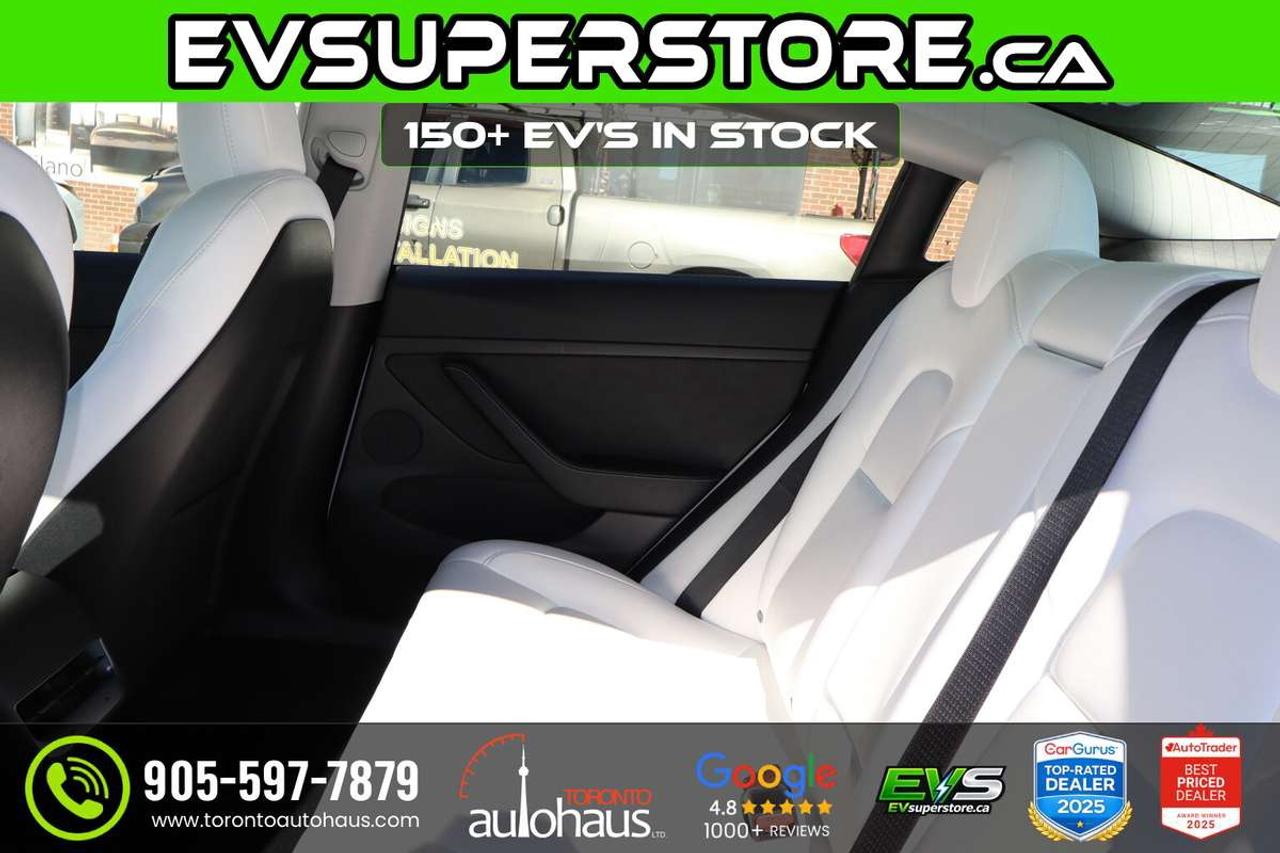 2022 Tesla Model 3 LFP I WHITE INT. I  EVSUPERSTORE Photo