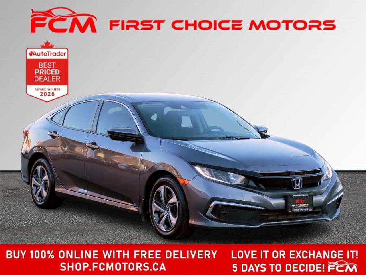 2020 Honda Civic LX   FULLY CERTIFIED WITH WARRANTY Photo