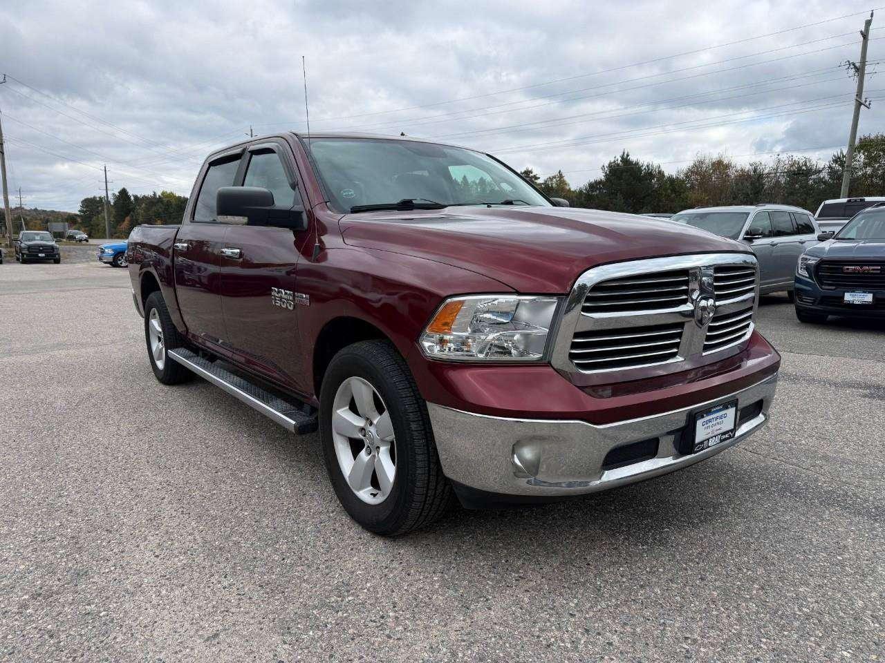 2017 RAM 1500 RUNNING BOARDS. TONNEAU COVER. HEATED OUTSIDE MIRRORS. SECOND ROW IN FLOOR STORAGE BINS. CERTIFIED. Photo
