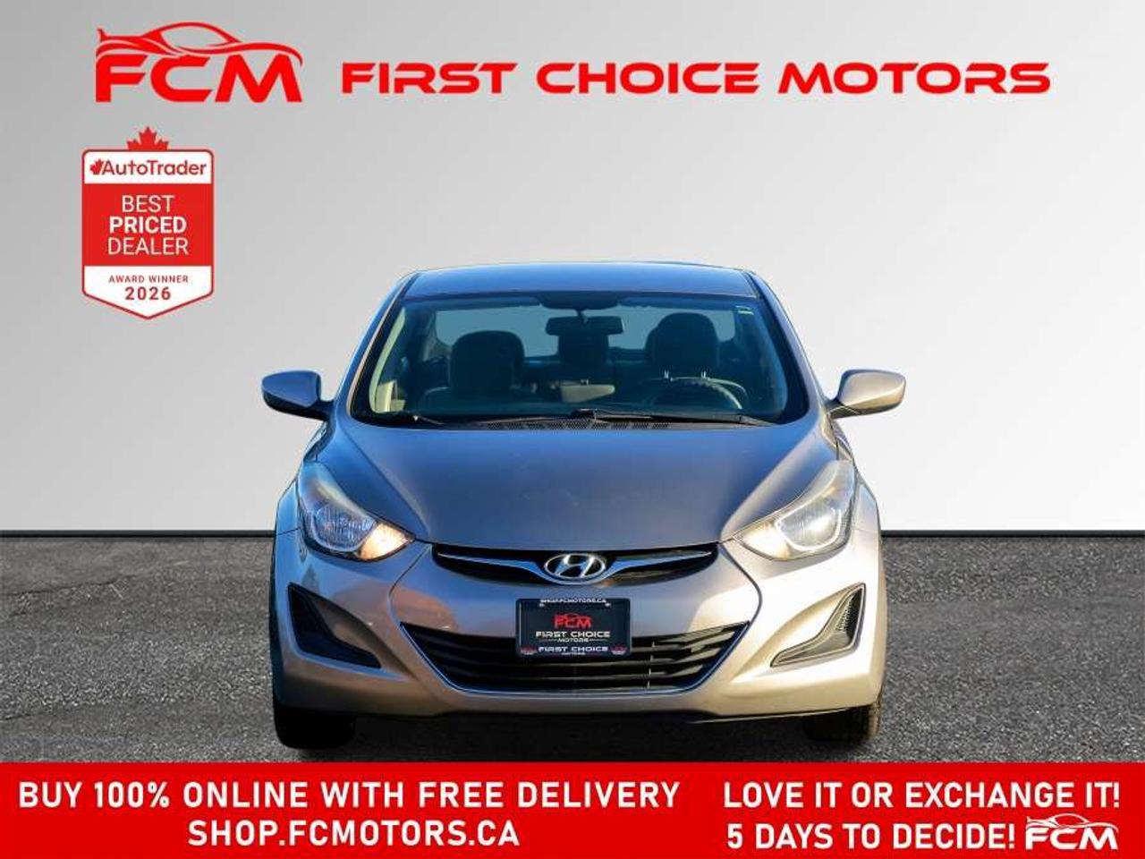 2014 Hyundai Elantra GL   FULLY CERTIFIED WITH WARRANTY Photo