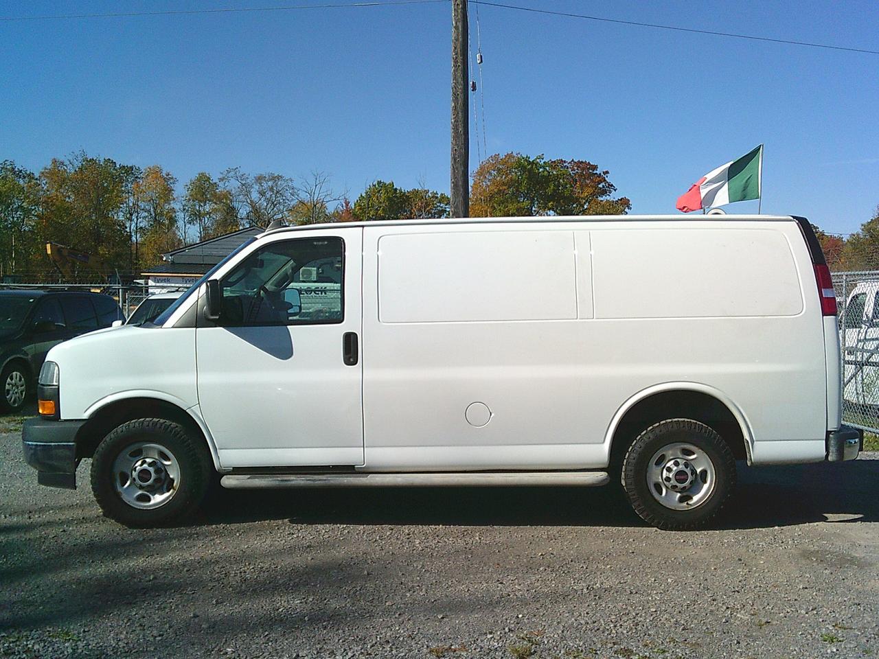 White 2019 GMC Savana Cargo Van Rear-Wheel Drive Automatic