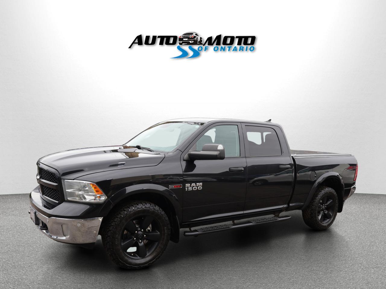 2018 RAM 1500 DIESEL TURBO OUTDOORSMAN 4WD CREW *ACCIDENT FREE*1 OWNER*DODGE MAINTAIN* CAMERA BLUETOOTH HEATED SEATS CRUISE ALLOYS Photo