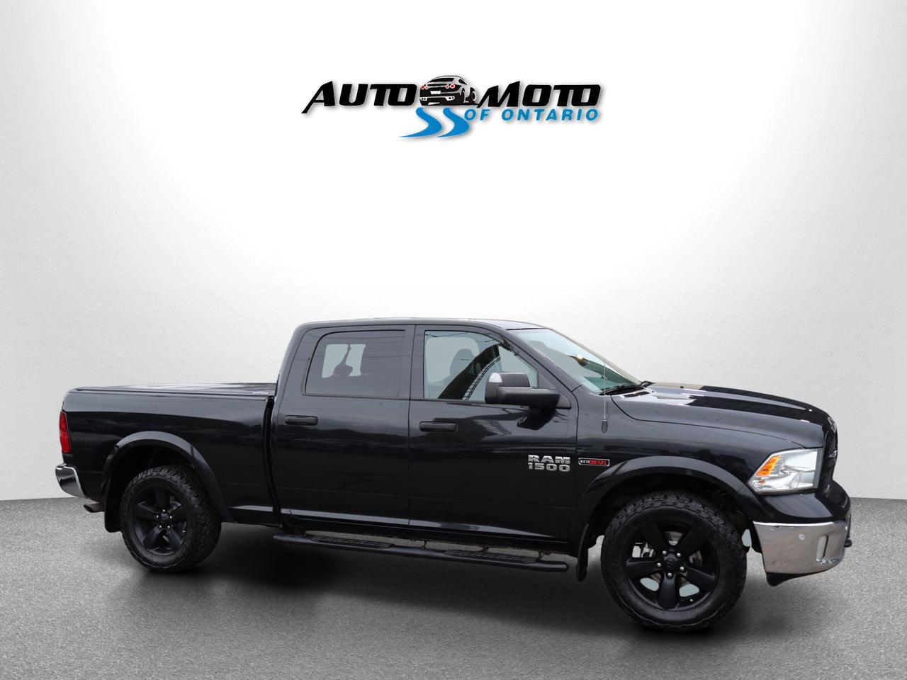 2018 RAM 1500 DIESEL TURBO OUTDOORSMAN 4WD CREW *ACCIDENT FREE*1 OWNER*DODGE MAINTAIN* CAMERA BLUETOOTH HEATED SEATS CRUISE ALLOYS Photo
