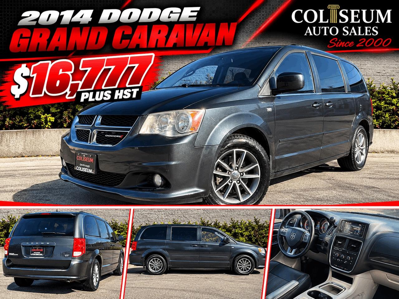 2014 Dodge Grand Caravan SXT 30th Anniversary LEATHER-NAVI-CAM-TV/DVD-P/DOORS-LOADED! Photo1