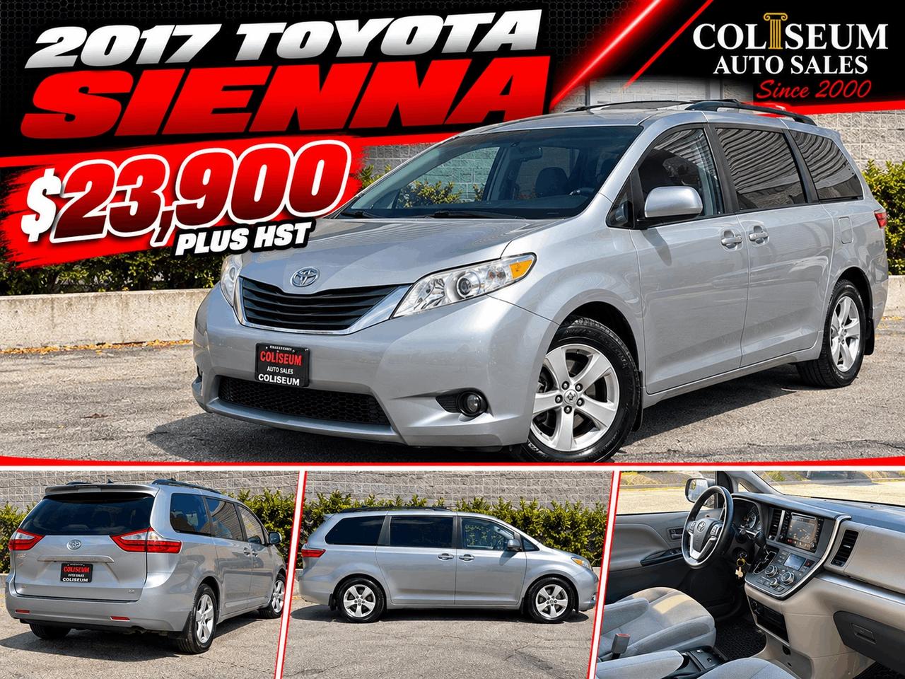 2017 Toyota Sienna ONLY 93,000KM-7 PASSENGER-CAMERA-1 OWNER-NO ACCIDENTS Photo5
