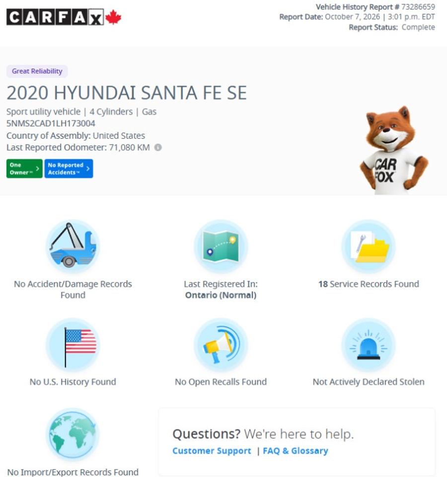 2020 Hyundai Santa Fe 2.4L Essential AWD With Safety Package Photo