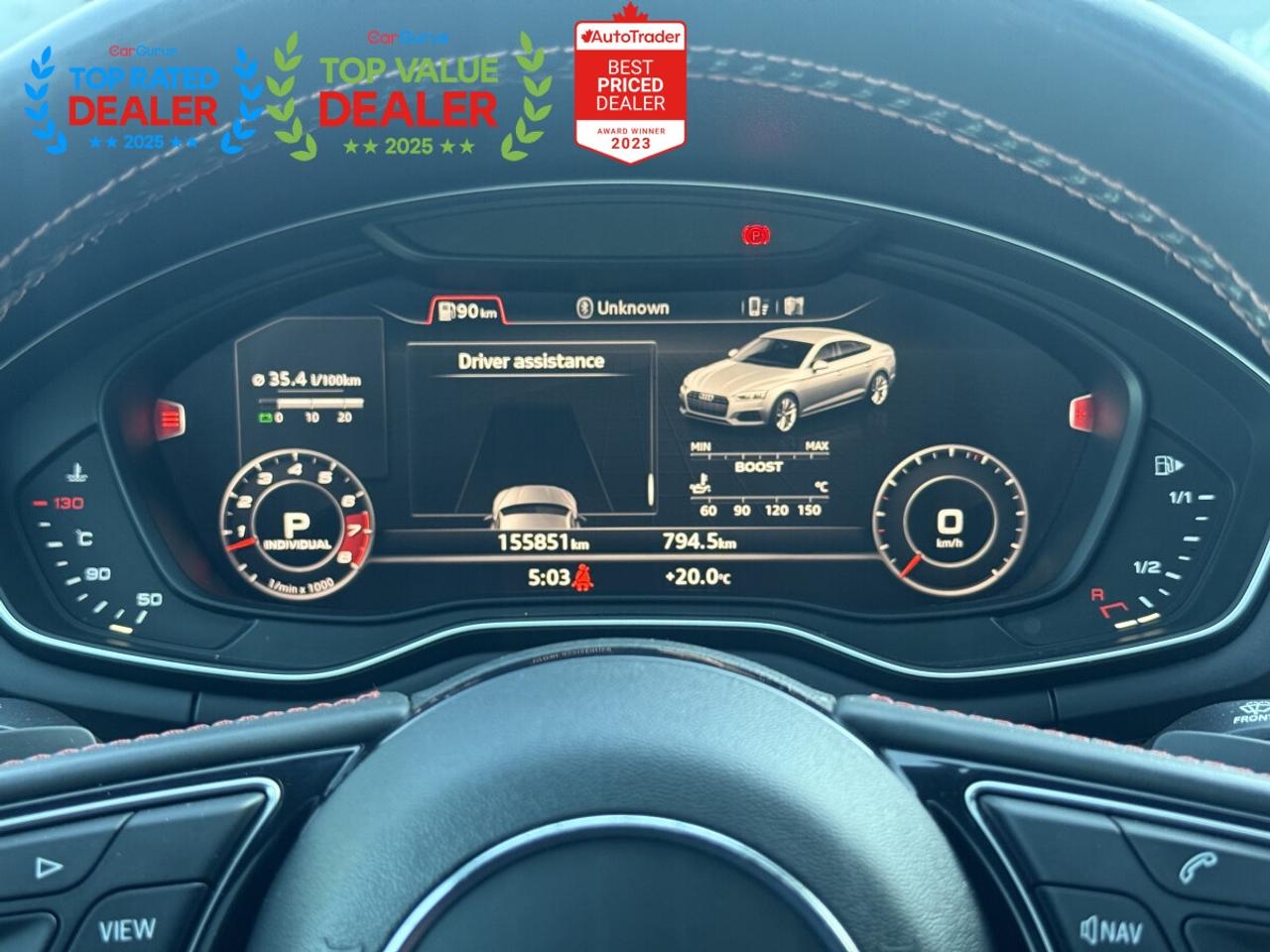 2018 Audi S5 TECHNIK | ONE OWNER | SPORT DIFFERENTIAL | RED INT | B&O | MASSAGE | LOADED Photo