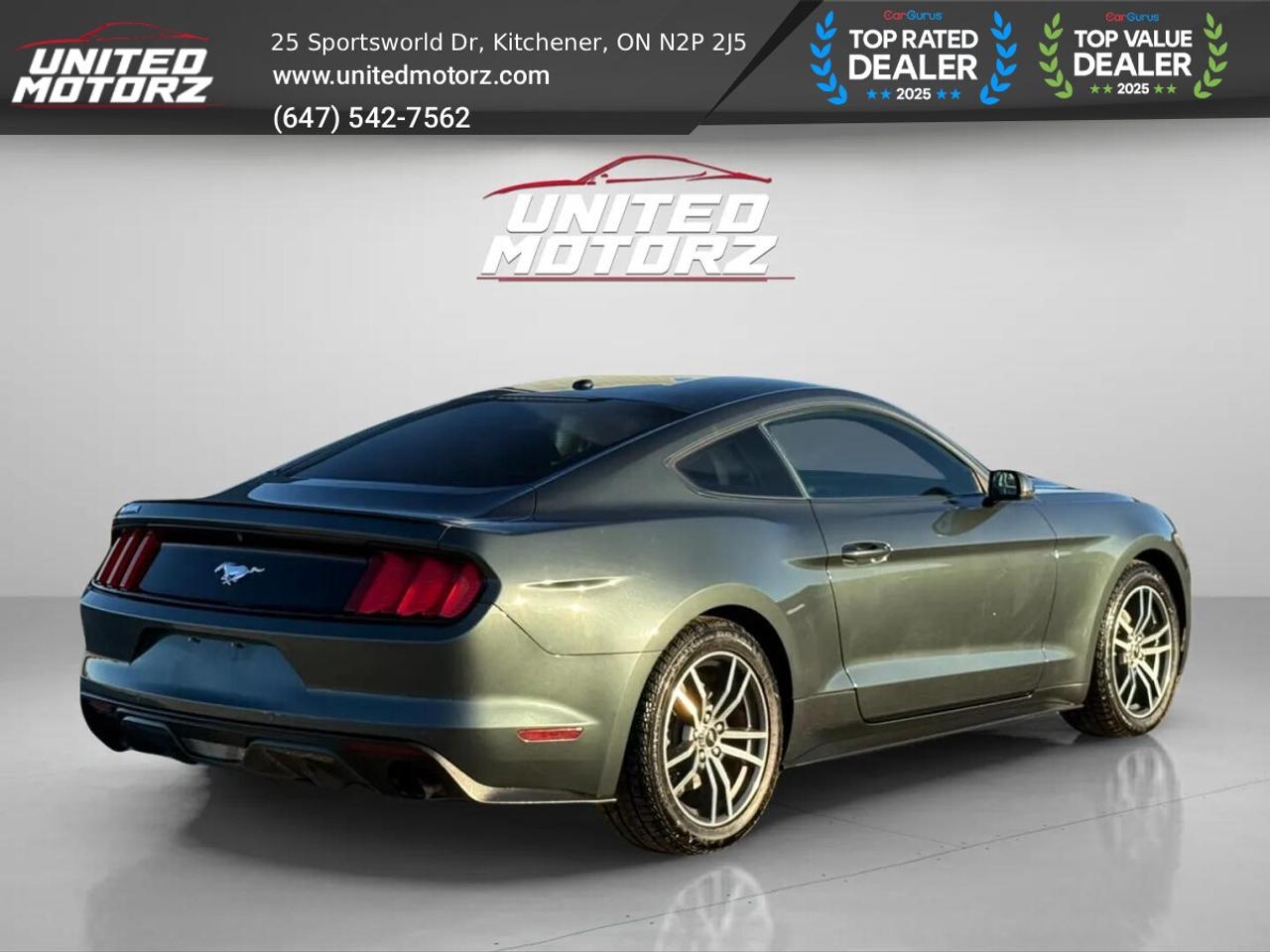 2016 Ford Mustang Premium EcoBoost  RWD 2.3L~SAEFTY CERTIFI Photo