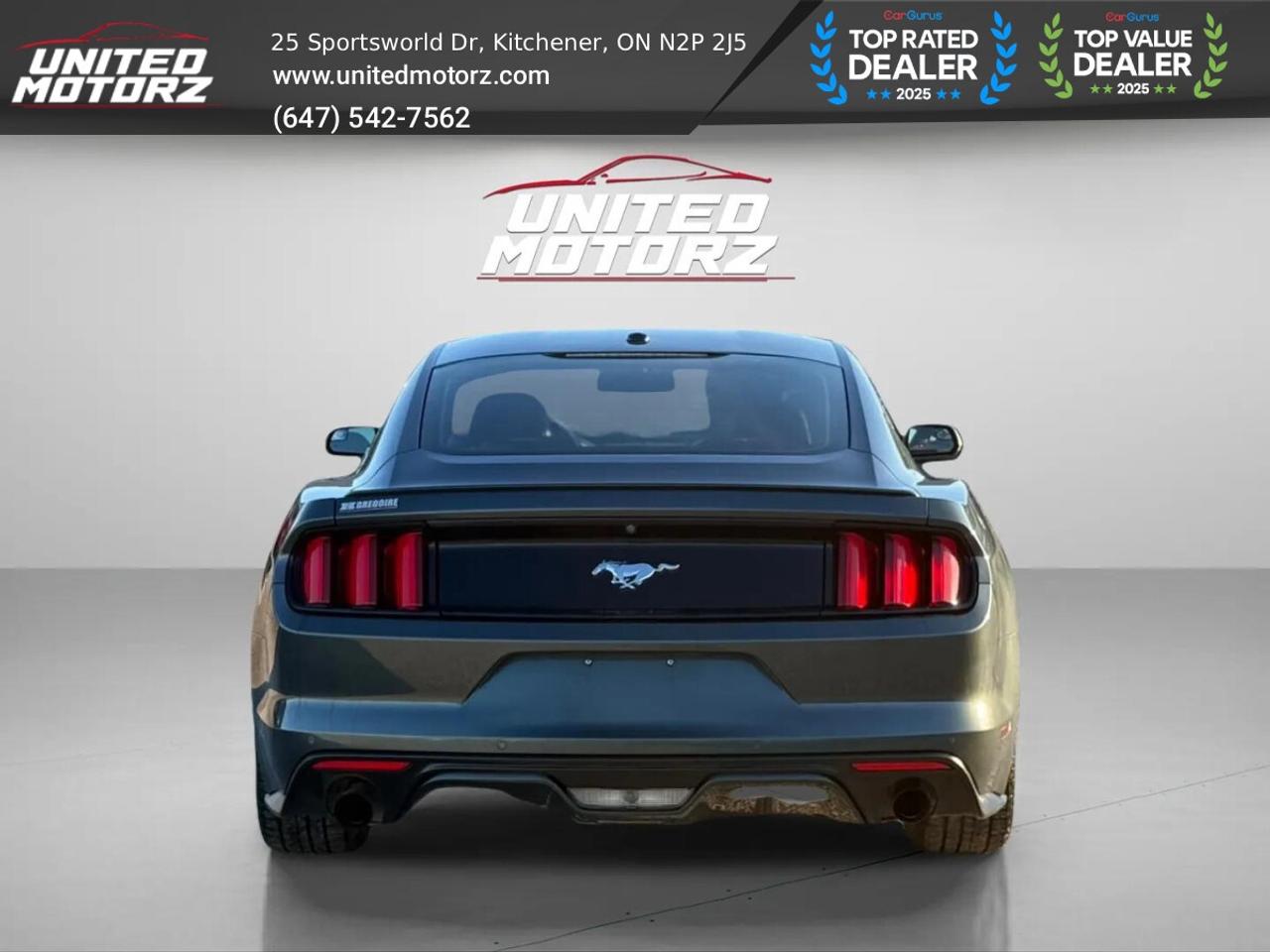 2016 Ford Mustang Premium EcoBoost  RWD 2.3L~SAEFTY CERTIFI Photo