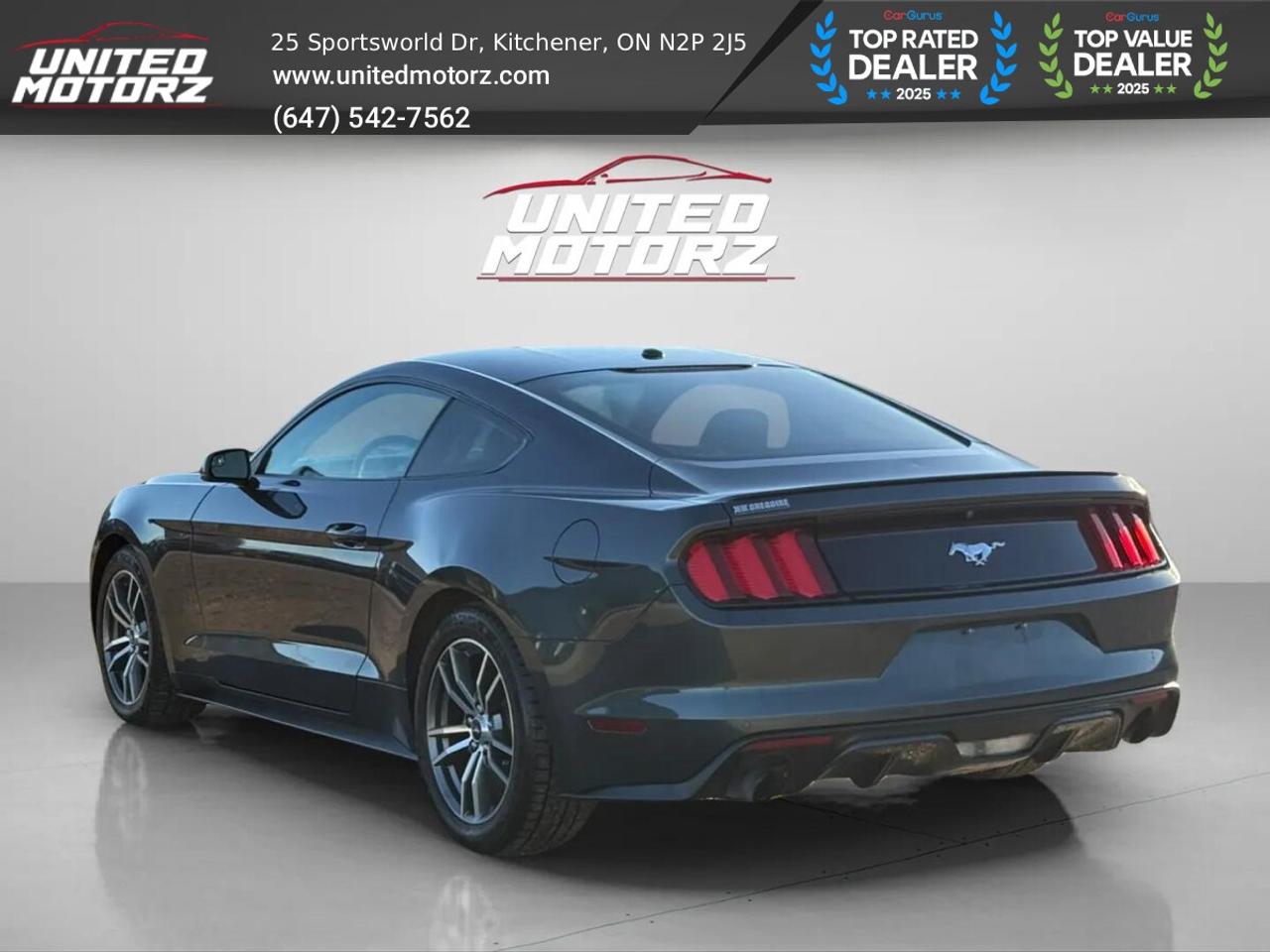 2016 Ford Mustang Premium EcoBoost  RWD 2.3L~SAEFTY CERTIFI Photo