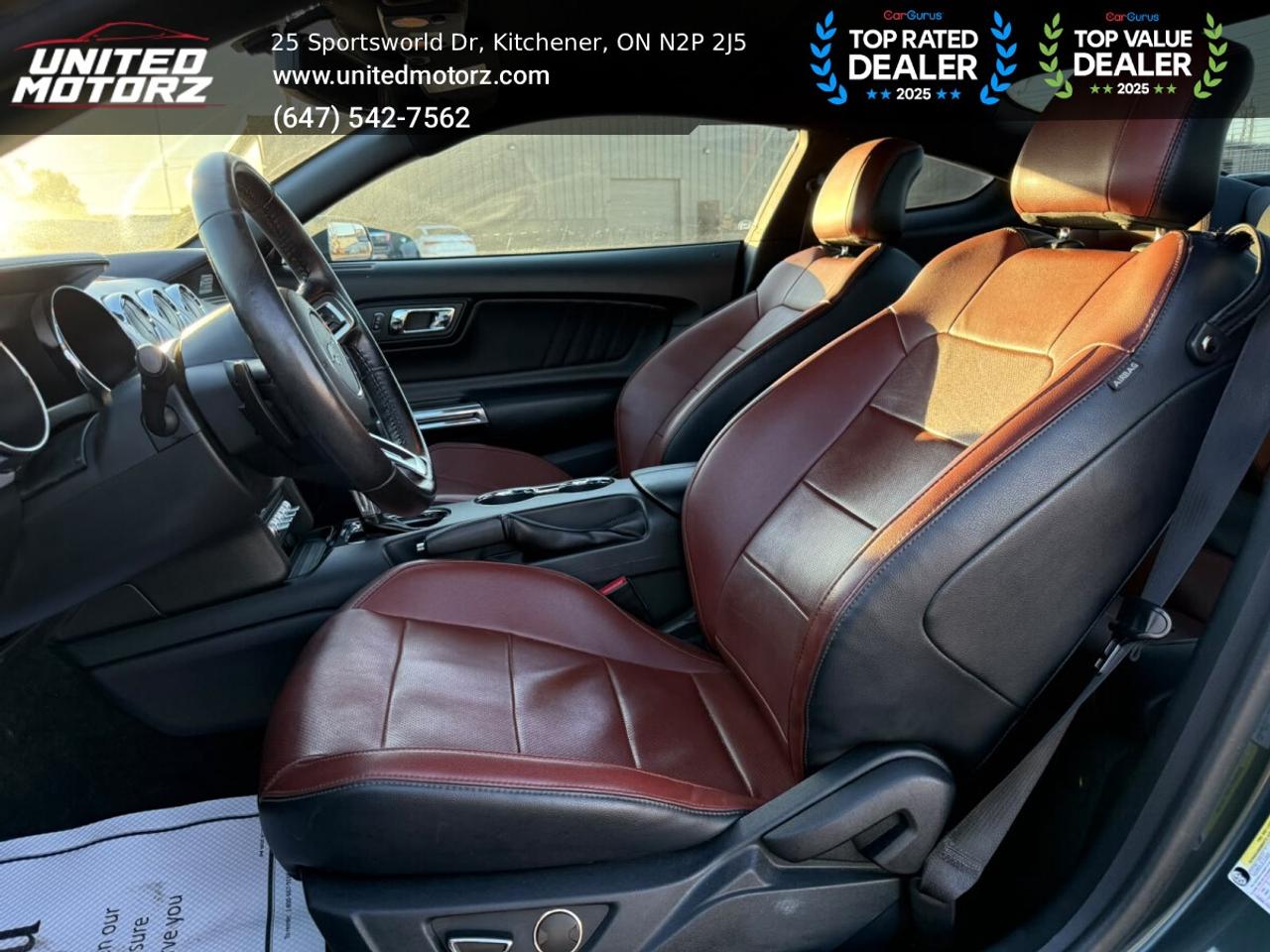 2016 Ford Mustang Premium EcoBoost  RWD 2.3L~SAEFTY CERTIFI Photo