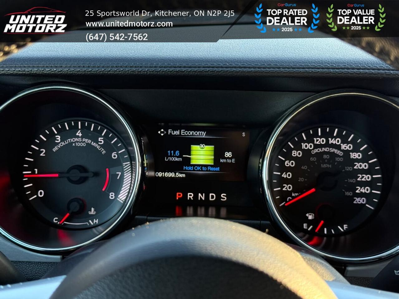 2016 Ford Mustang Premium EcoBoost  RWD 2.3L~SAEFTY CERTIFI Photo
