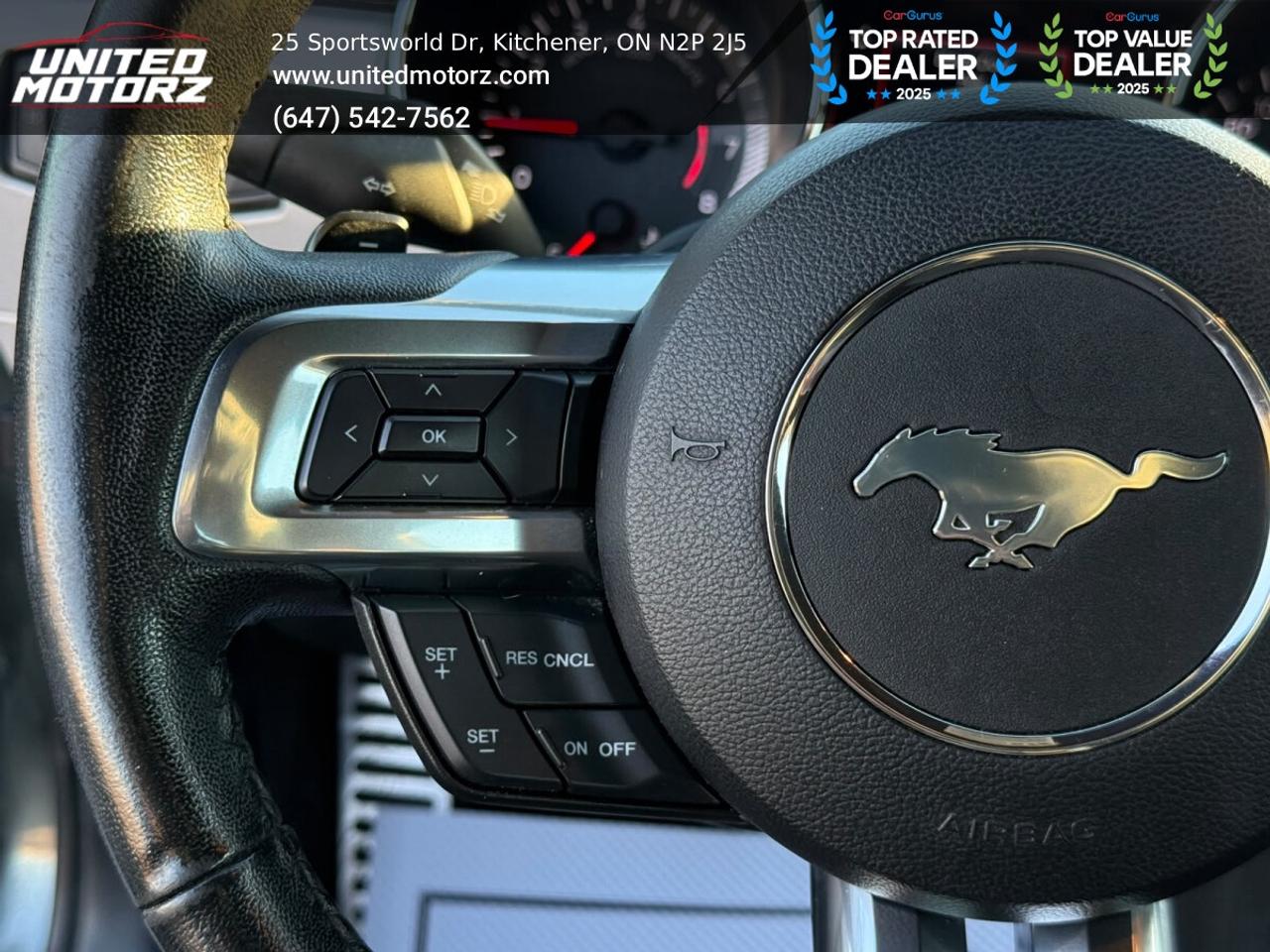 2016 Ford Mustang Premium EcoBoost  RWD 2.3L~SAEFTY CERTIFI Photo