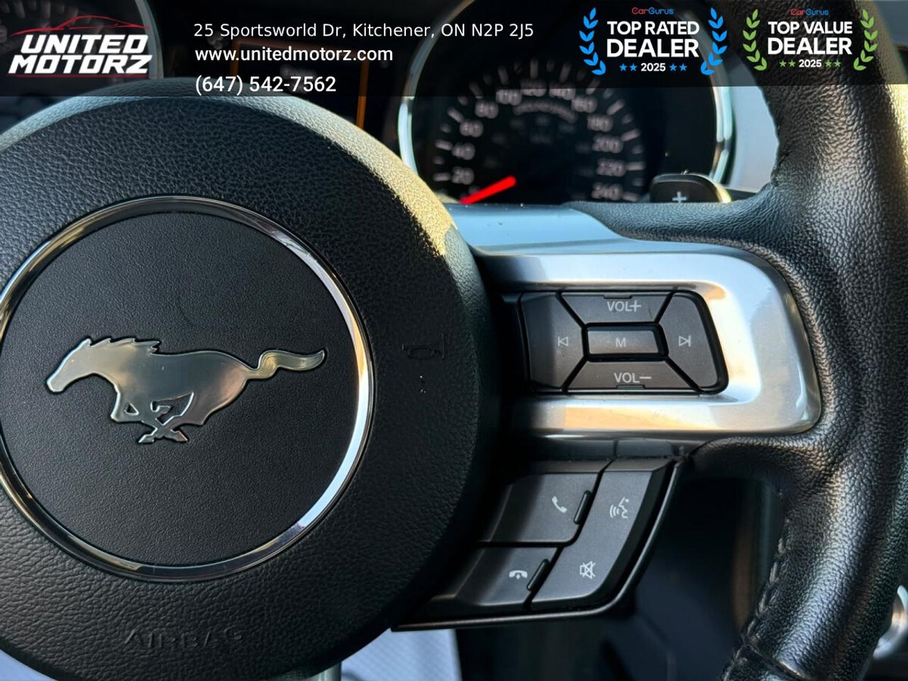2016 Ford Mustang Premium EcoBoost  RWD 2.3L~SAEFTY CERTIFI Photo