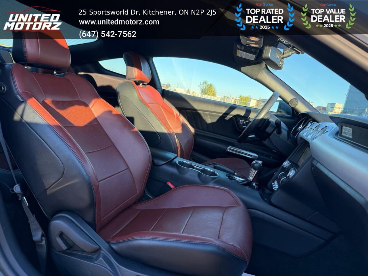 2016 Ford Mustang Premium EcoBoost  RWD 2.3L~SAEFTY CERTIFI Photo